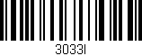 Código de barras (EAN, GTIN, SKU, ISBN): '3033I'