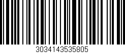 Código de barras (EAN, GTIN, SKU, ISBN): '3034143535805'