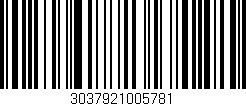 Código de barras (EAN, GTIN, SKU, ISBN): '3037921005781'