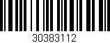 Código de barras (EAN, GTIN, SKU, ISBN): '30383112'