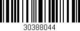 Código de barras (EAN, GTIN, SKU, ISBN): '30388044'