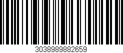 Código de barras (EAN, GTIN, SKU, ISBN): '3038989882659'