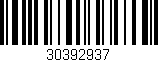 Código de barras (EAN, GTIN, SKU, ISBN): '30392937'