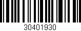Código de barras (EAN, GTIN, SKU, ISBN): '30401930'