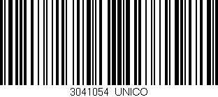 Código de barras (EAN, GTIN, SKU, ISBN): '3041054_UNICO'