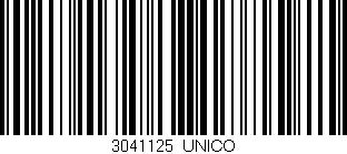 Código de barras (EAN, GTIN, SKU, ISBN): '3041125_UNICO'