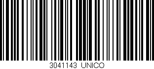 Código de barras (EAN, GTIN, SKU, ISBN): '3041143_UNICO'