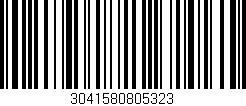 Código de barras (EAN, GTIN, SKU, ISBN): '3041580805323'