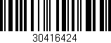 Código de barras (EAN, GTIN, SKU, ISBN): '30416424'
