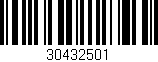 Código de barras (EAN, GTIN, SKU, ISBN): '30432501'