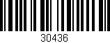 Código de barras (EAN, GTIN, SKU, ISBN): '30436'