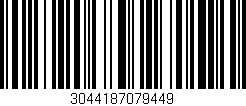 Código de barras (EAN, GTIN, SKU, ISBN): '3044187079449'