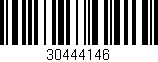 Código de barras (EAN, GTIN, SKU, ISBN): '30444146'