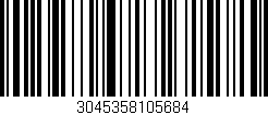 Código de barras (EAN, GTIN, SKU, ISBN): '3045358105684'