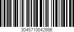 Código de barras (EAN, GTIN, SKU, ISBN): '3045710042886'