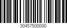 Código de barras (EAN, GTIN, SKU, ISBN): '30457500000'