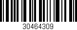 Código de barras (EAN, GTIN, SKU, ISBN): '30464309'