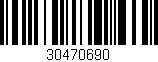 Código de barras (EAN, GTIN, SKU, ISBN): '30470690'