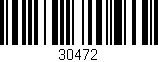 Código de barras (EAN, GTIN, SKU, ISBN): '30472'