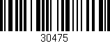 Código de barras (EAN, GTIN, SKU, ISBN): '30475'