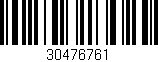 Código de barras (EAN, GTIN, SKU, ISBN): '30476761'