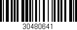 Código de barras (EAN, GTIN, SKU, ISBN): '30480641'