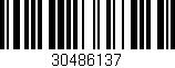 Código de barras (EAN, GTIN, SKU, ISBN): '30486137'