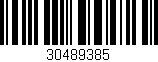 Código de barras (EAN, GTIN, SKU, ISBN): '30489385'