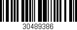 Código de barras (EAN, GTIN, SKU, ISBN): '30489386'