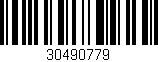 Código de barras (EAN, GTIN, SKU, ISBN): '30490779'