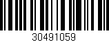 Código de barras (EAN, GTIN, SKU, ISBN): '30491059'