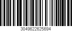 Código de barras (EAN, GTIN, SKU, ISBN): '3049622625694'