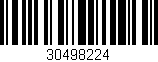 Código de barras (EAN, GTIN, SKU, ISBN): '30498224'