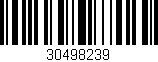 Código de barras (EAN, GTIN, SKU, ISBN): '30498239'