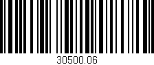 Código de barras (EAN, GTIN, SKU, ISBN): '30500.06'