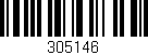Código de barras (EAN, GTIN, SKU, ISBN): '305146'