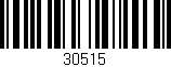 Código de barras (EAN, GTIN, SKU, ISBN): '30515'