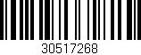 Código de barras (EAN, GTIN, SKU, ISBN): '30517268'