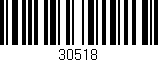 Código de barras (EAN, GTIN, SKU, ISBN): '30518'