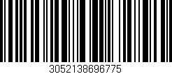 Código de barras (EAN, GTIN, SKU, ISBN): '3052138696775'