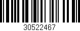 Código de barras (EAN, GTIN, SKU, ISBN): '30522467'
