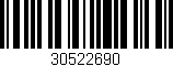Código de barras (EAN, GTIN, SKU, ISBN): '30522690'