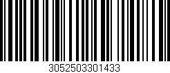 Código de barras (EAN, GTIN, SKU, ISBN): '3052503301433'