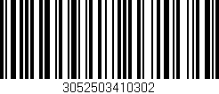 Código de barras (EAN, GTIN, SKU, ISBN): '3052503410302'