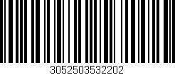 Código de barras (EAN, GTIN, SKU, ISBN): '3052503532202'