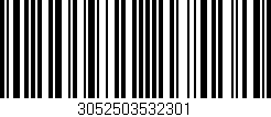 Código de barras (EAN, GTIN, SKU, ISBN): '3052503532301'
