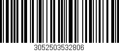 Código de barras (EAN, GTIN, SKU, ISBN): '3052503532806'