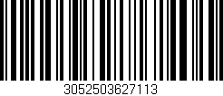 Código de barras (EAN, GTIN, SKU, ISBN): '3052503627113'