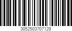 Código de barras (EAN, GTIN, SKU, ISBN): '3052503707129'