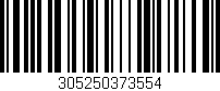 Código de barras (EAN, GTIN, SKU, ISBN): '305250373554'